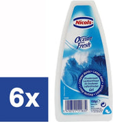 Nicols Ocean Gel Air Freshener - 6 x 150 g